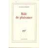 Rôle de Plaisance