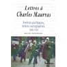 Lettres à Charles Maurras