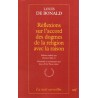 Réflexions sur l'accord des dogmes de la religion avec la raison