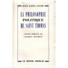 La philosophie politique de saint Thomas