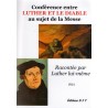 Conférence entre Luther et le diable au sujet de la Messe