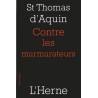 Contre les murmurateurs