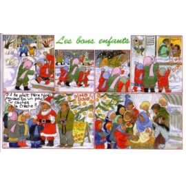 Dans la joie de Noël avec les bons enfants