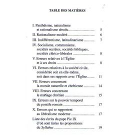 Catalogues des erreurs modernes