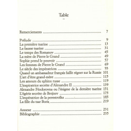 Vladimir Fédorovski - Les Tsarines les femmes qui fait ont la Russie