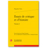 Hyppolyte Taine - Essais de critique et d'histoire - Volume 1