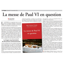 Abbé Anthony Cekada - La messe de Paul VI en question