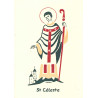 Bénédictines  de Vénières - Saint Céleste - Carte double