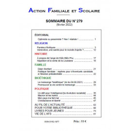 Action Familiale et Scolaire - Action familiale et scolaire N°279 - Février 2022