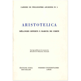 André Motte - Aristotelica - Mélanges offerts à Marcel De Corte