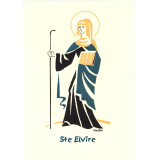 Sainte Elvire - Carte double