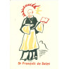 Bénédictines  de Vénières - Saint François de Sales - Carte double