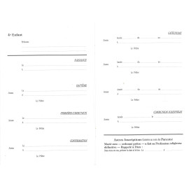 Livret de famille catholique