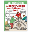 Je colorie la construction d'un château fort