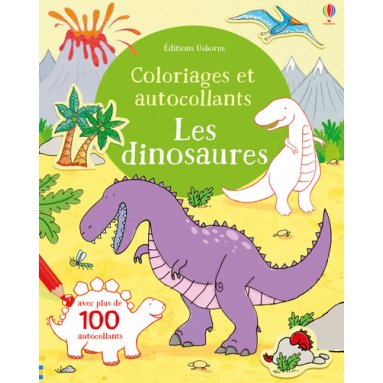 Sam Taplin - Les dinosaures - coloriages et autocollants