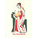 Sainte Georgette - Carte double