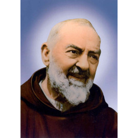 Padre Pio - Carte à reflets B08