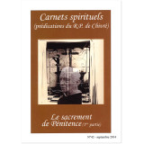 Le sacrement de Pénitence – (1ère partie) Carnets spirituels N°42