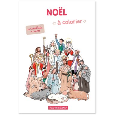 Anne-Charlotte Larroque - Noël à colorier - 24 credoCartes