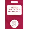 Textes des Grands Philosophes