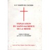 Explication du Saint Sacrifice de la Messe