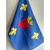 Drapeau trois Fleur de Lys et Sacré-Cœur