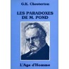 Les paradoxes de M. Pond