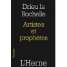 Artistes et prophètes