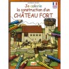 Je colorie la construction d'un chateau fort