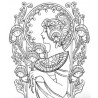 Motifs Art nouveau à colorier