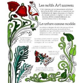 Motifs Art nouveau à colorier